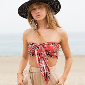 Red Flower Paloma Top || ZhenNymph